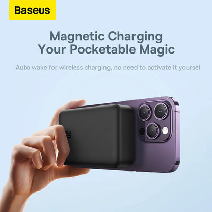Powerbank Baseus Magnetic Mini 20000mAh, USB-C 20W MagSafe (black)_23