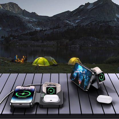 Choetech T616-F 3in1 inductive charger compatible with Apple and Samsung devices - black_6