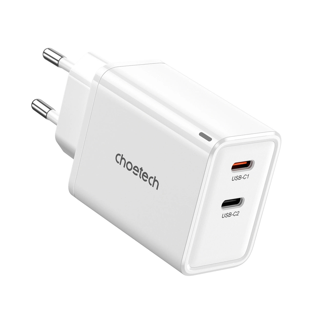 Choetech PD6013 2x USB-C PD 65W GaN wall charger - white_2