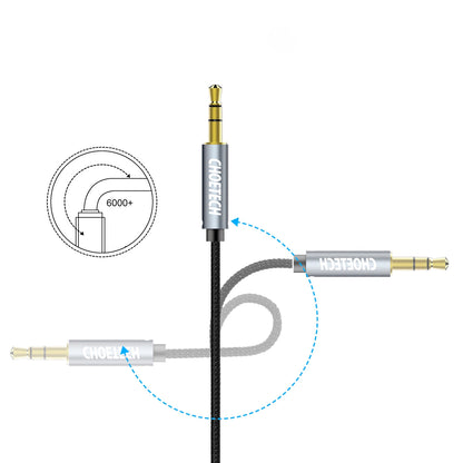 Choetech AUX002 cable mini jack 3.5mm (male) / mini jack 3.5mm (male) 1.2m - black_8