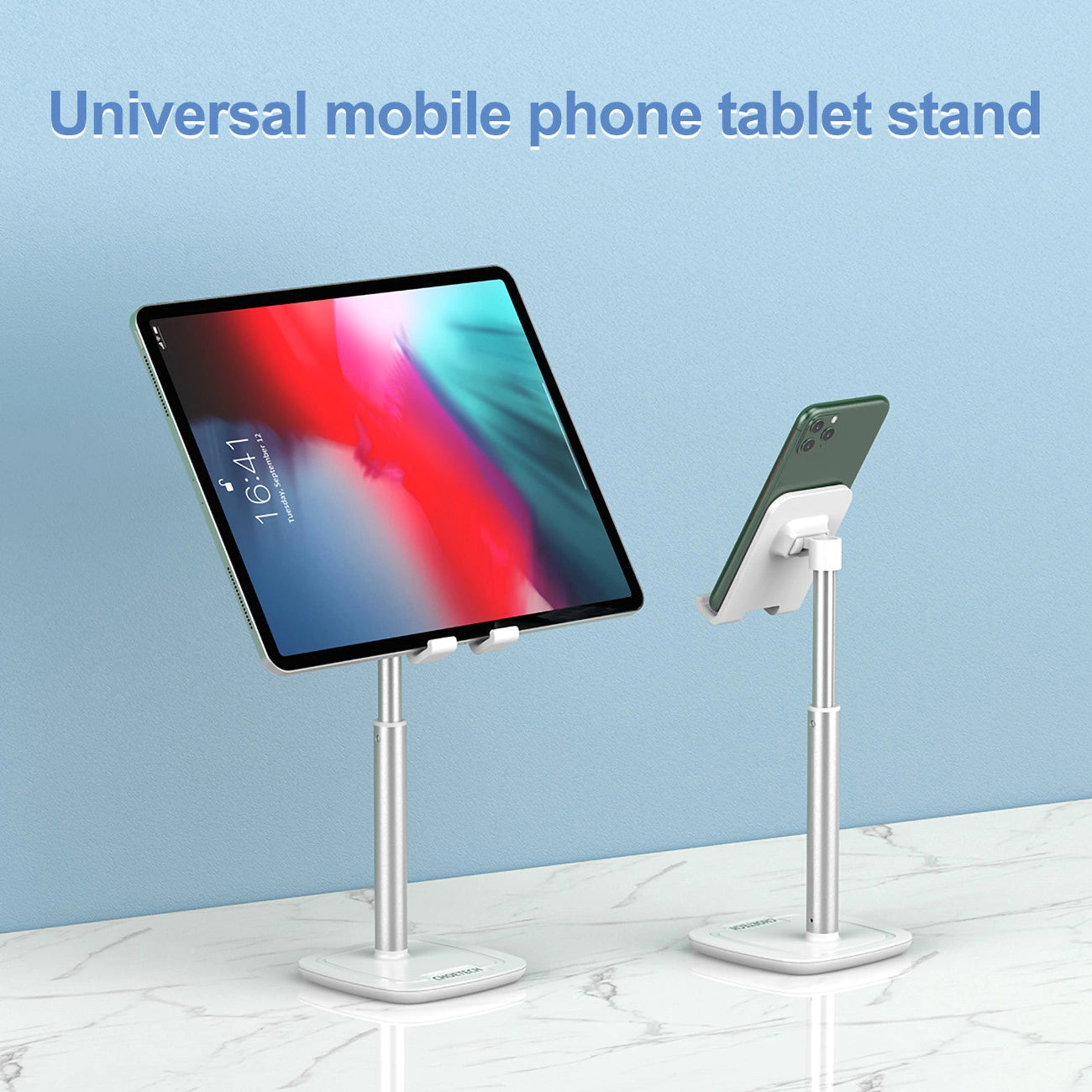 Choetech H035 aluminum stand for a phone or tablet with adjustment - white and silver_17