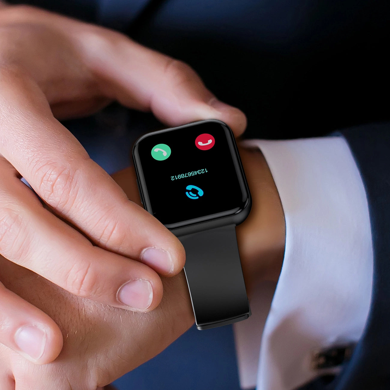 Choetech WT001 smartwatch with IP67 call answering function - black_10