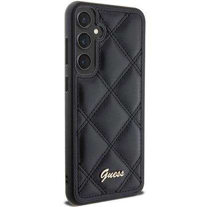 Guess GUHCS23FEPSQSQSK S23 FE S711 black/black hardcase Quilted Metal Logo_3