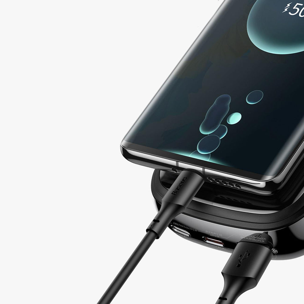 Baseus Qpow Digital Display Fast Charging Power Bank 10000mAh 22.5W QC/PD/SCP/FCP with Built-in USB-C Cable Black - OUTLET_13
