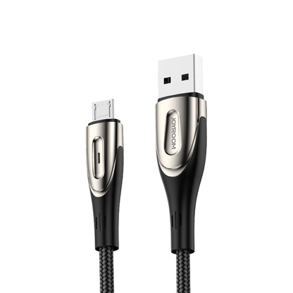 Joyroom Sharp Series S-M411 USB-A / micro USB 3A 2m Cable with Charging Indicator - Black_1