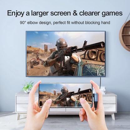 Joyroom SY-20C1 USB-C (angled) / HDMI (straight) Cable 4K 60Hz 2m - Gray_1