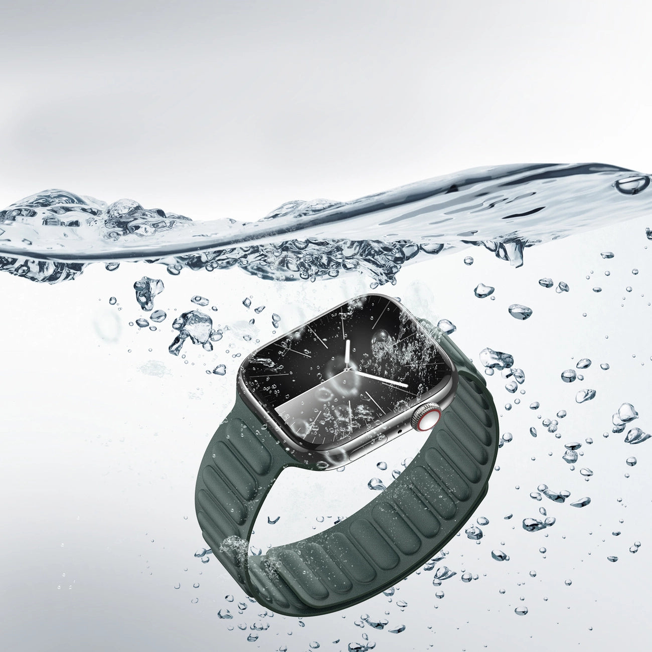 Magnetic Dux Ducis Strap BL for Apple Watch 38 / 40 / 41 mm - green_11