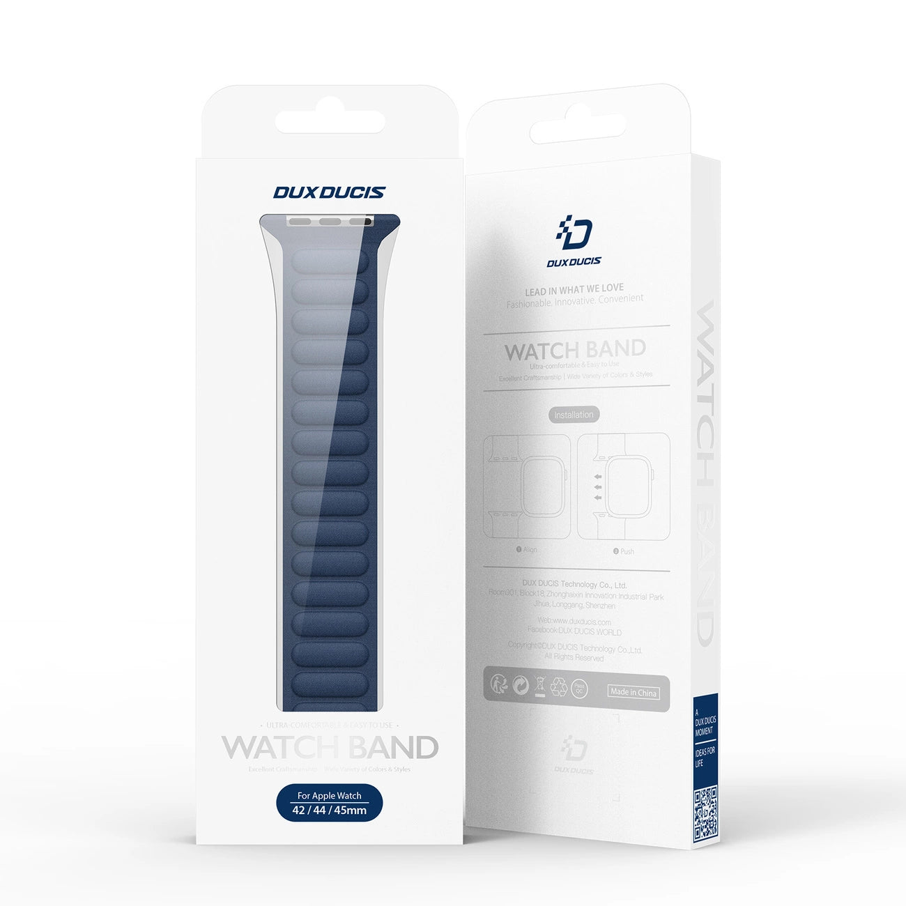 Dux Ducis Strap BL Magnetic Strap for Apple Watch 38 / 40 / 41 mm - Blue_11