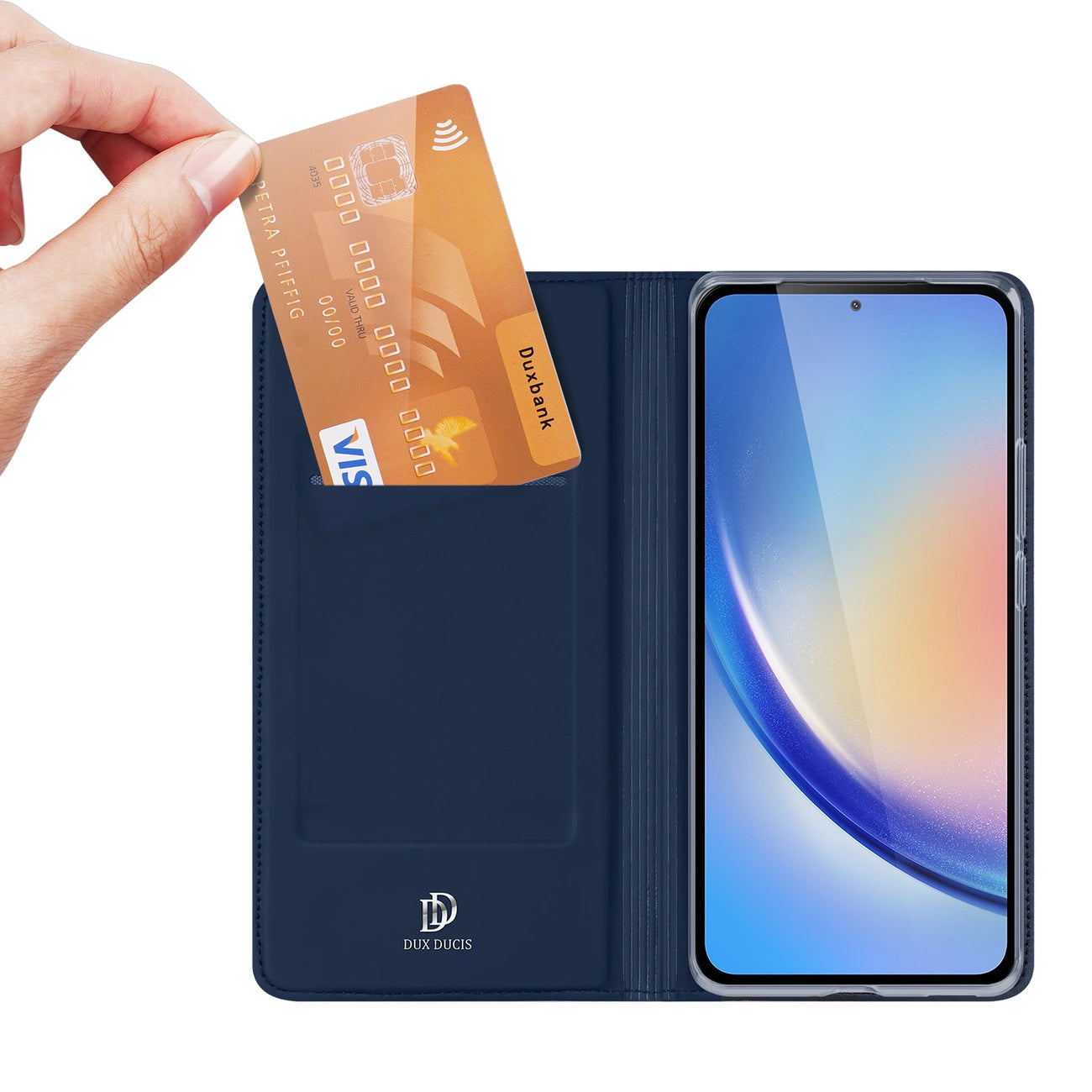 Dux Ducis Skin Pro case for Samsung A35 5G with flap - blue_1