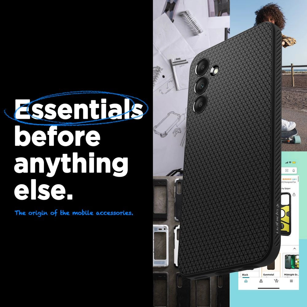 Spigen Liquid Air Case for Samsung Galaxy A15 4G / 5G - Matte Black_10