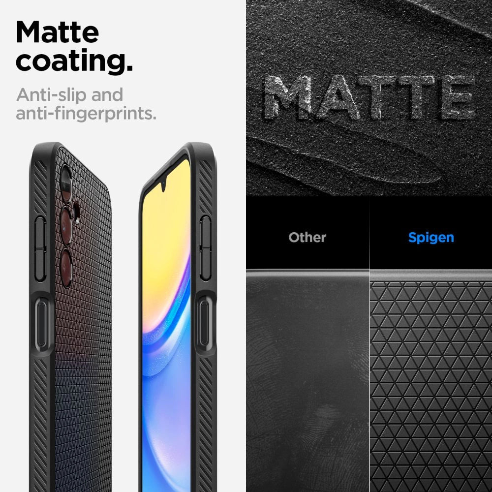 Spigen Liquid Air Case for Samsung Galaxy A15 4G / 5G - Matte Black_13