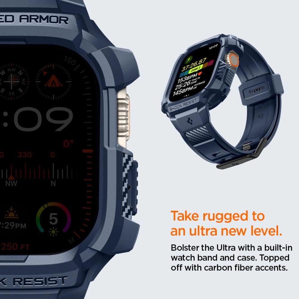 Spigen Rugged Armor Pro Case for Apple Watch Ultra 1 / 2 (49mm) - Navy Blue_11
