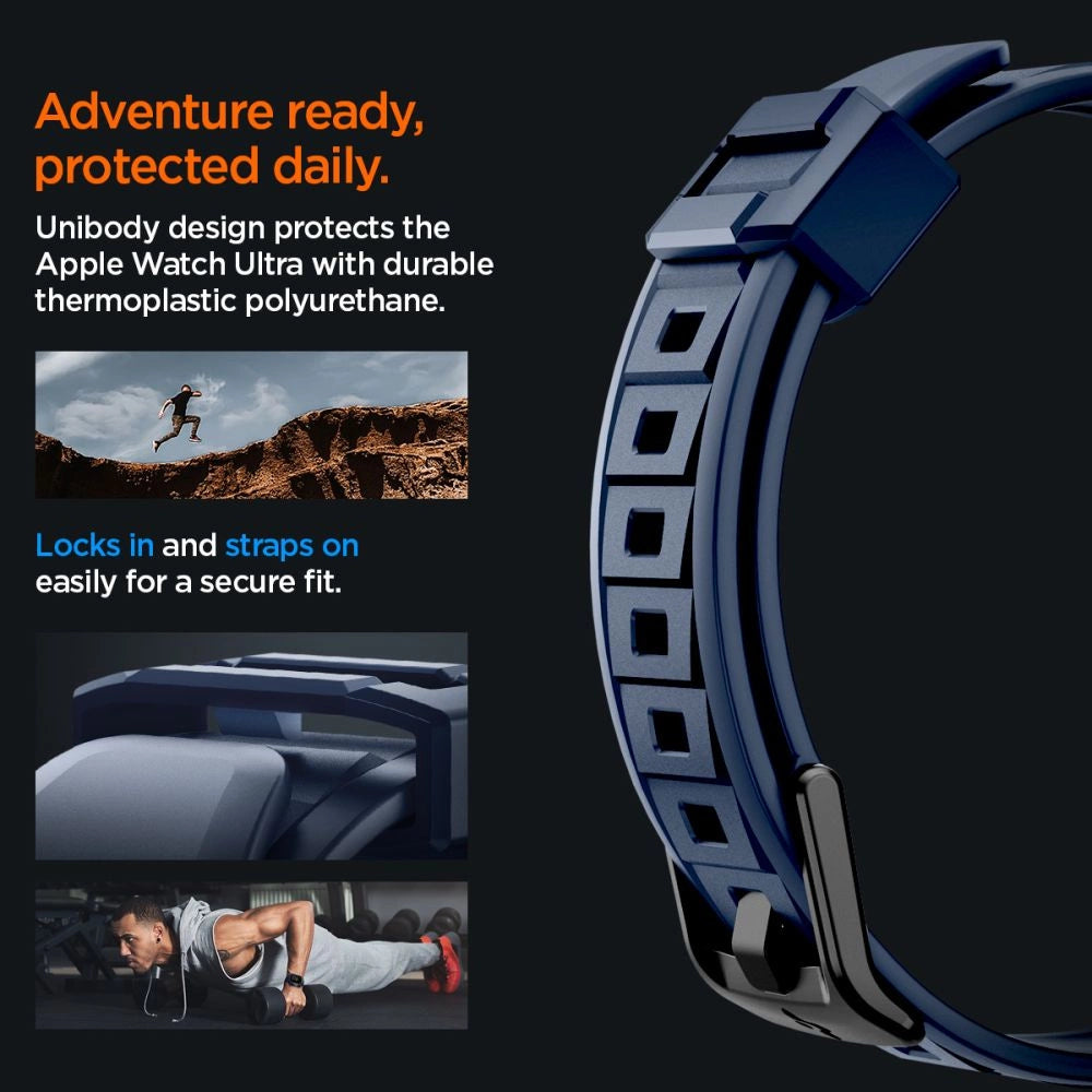 Spigen Rugged Armor Pro Case for Apple Watch Ultra 1 / 2 (49mm) - Navy Blue_12