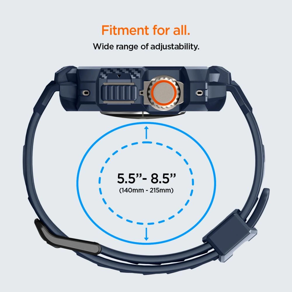 Spigen Rugged Armor Pro Case for Apple Watch Ultra 1 / 2 (49mm) - Navy Blue_16