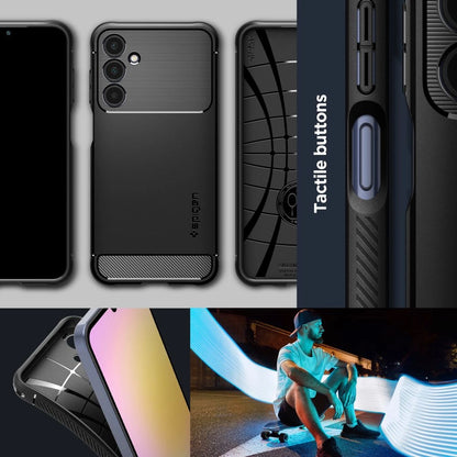 Spigen Rugged Armor Case for Samsung Galaxy A25 5G - Matte Black_10