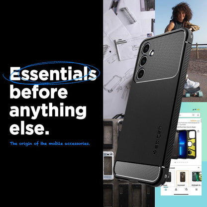 Spigen Rugged Armor Case for Samsung Galaxy A25 5G - Matte Black_5