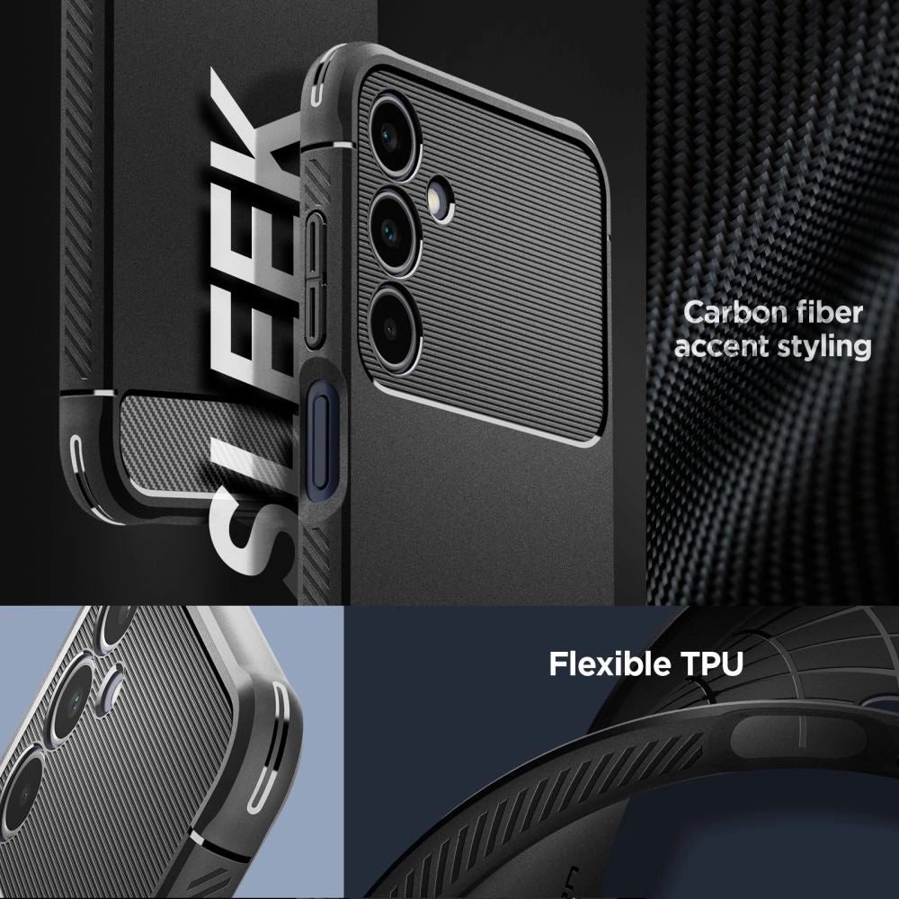 Spigen Rugged Armor Case for Samsung Galaxy A25 5G - Matte Black_6