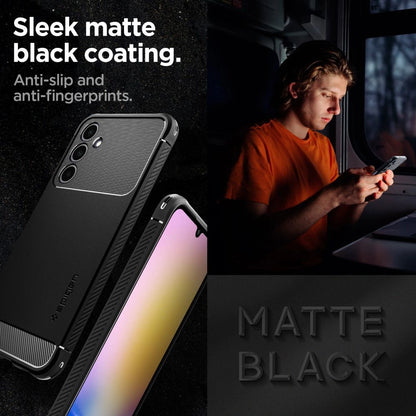 Spigen Rugged Armor Case for Samsung Galaxy A25 5G - Matte Black_7