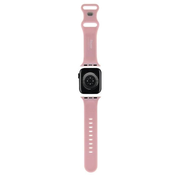 Hello Kitty Silicone Kitty Head Strap for Apple Watch 42/44/45/49mm - Pink_1
