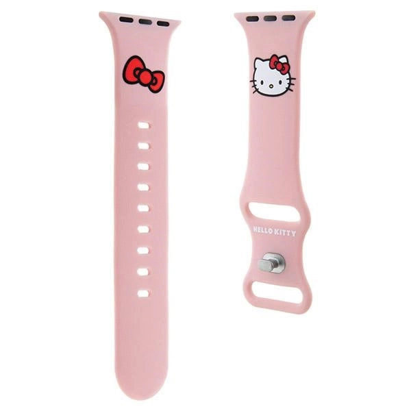 Hello Kitty Silicone Kitty Head Strap for Apple Watch 42/44/45/49mm - Pink_2