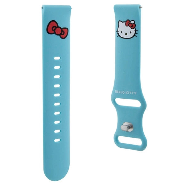 Hello Kitty Silicone Kitty Head strap universal 20mm - blue_2