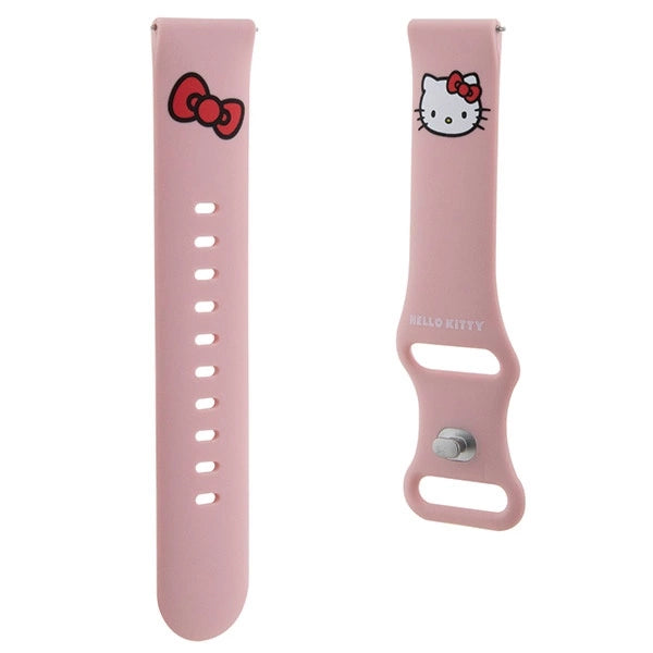 Hello Kitty Silicone Kitty Head strap universal 22mm - pink_2