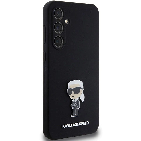 Karl Lagerfeld Silicone Ikonik Metal Pin case for Samsung Galaxy S23 FE - black_3