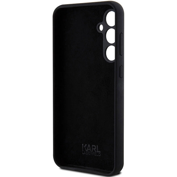Karl Lagerfeld Silicone Ikonik Metal Pin case for Samsung Galaxy S23 FE - black_6