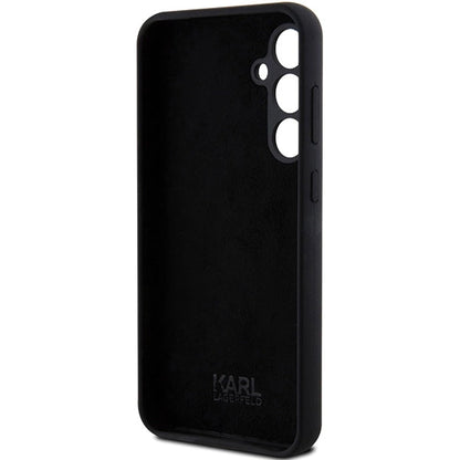 Karl Lagerfeld Silicone Ikonik Metal Pin case for Samsung Galaxy S23 FE - black_6