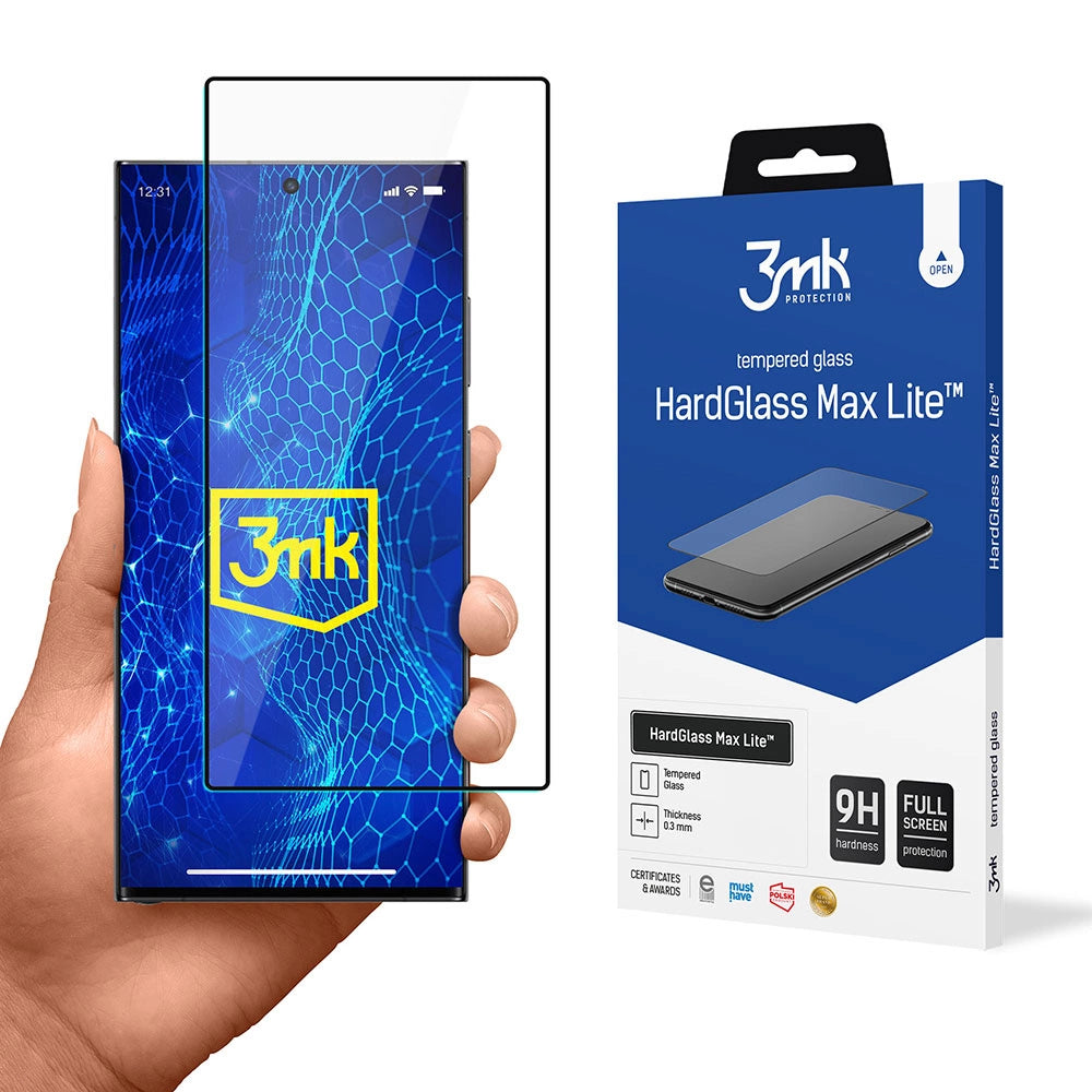 9H 3mk HardGlass Max Lite™ glass for Samsung Galaxy S24 Ultra_0