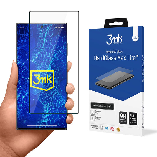 9H 3mk HardGlass Max Lite™ glass for Samsung Galaxy S24 Ultra_0