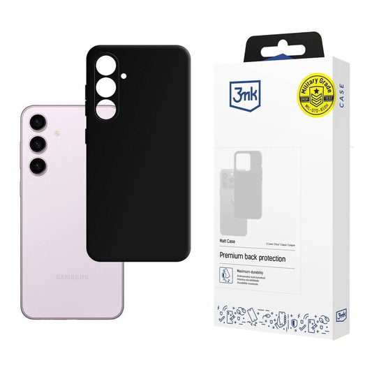 3mk Matt Case for Samsung Galaxy S24 - black_0