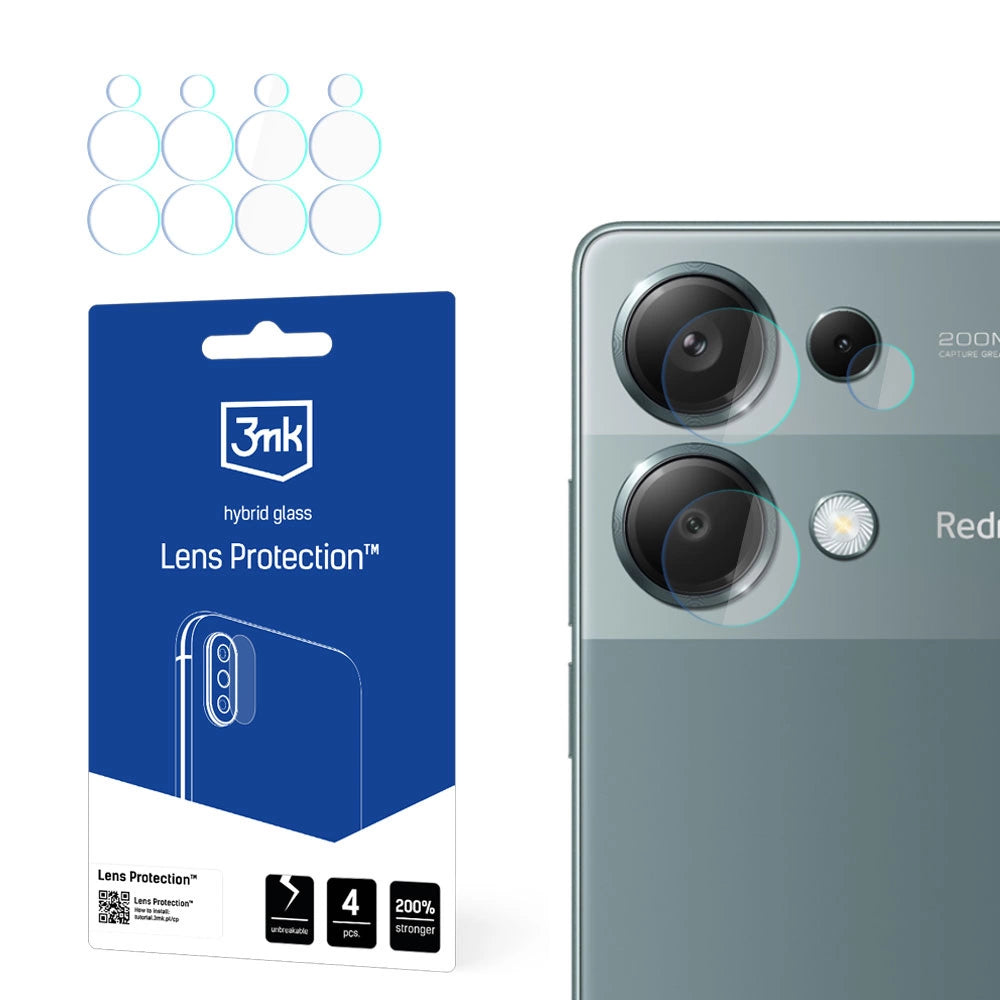 3mk Lens Protection™ hybrid camera glass for Redmi Note 13 Pro 4G_0