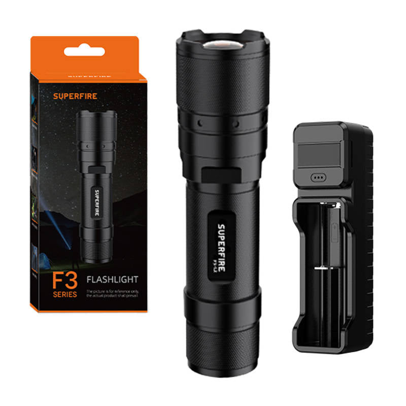 Flashlight Superfire F3-L2, 570lm_0