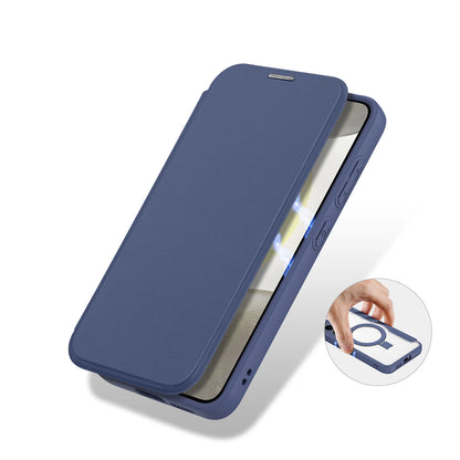 Dux Ducis Skin X Pro case with magnetic ring / stand for Samsung S24 - blue_11