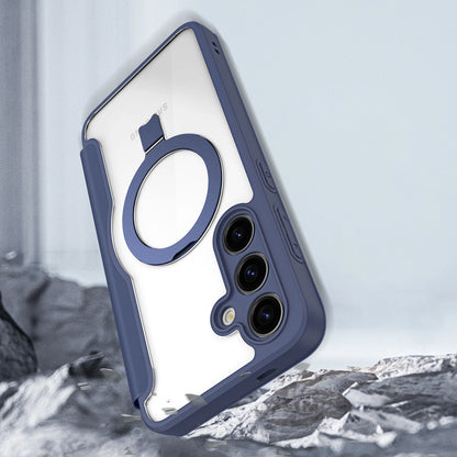 Dux Ducis Skin X Pro case with magnetic ring / stand for Samsung S24 - blue_15