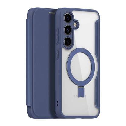 Dux Ducis Skin X Pro case with magnetic ring / stand for Samsung S24 - blue_1