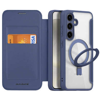 Dux Ducis Skin X Pro case with magnetic ring / stand for Samsung S24 - blue_2