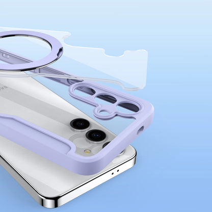 Dux Ducis Skin X Pro case with magnetic ring / stand for Samsung S24 - purple_13