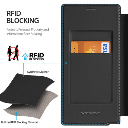 Dux Ducis Skin X Pro case with flap and magnetic ring for Samsung S24 Ultra - black_12