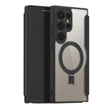 Dux Ducis Skin X Pro case with flap and magnetic ring for Samsung S24 Ultra - black_1