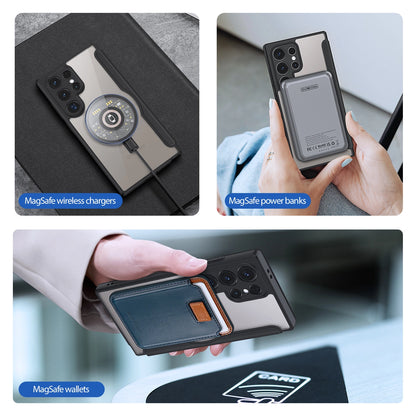 Dux Ducis Skin X Pro case with flap and magnetic ring for Samsung S24 Ultra - black_7