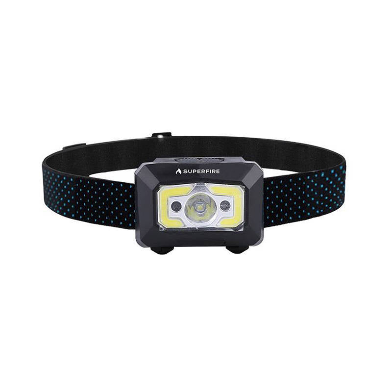 Headlight with non-contact switch Superfire X30, 340lm, USB_0