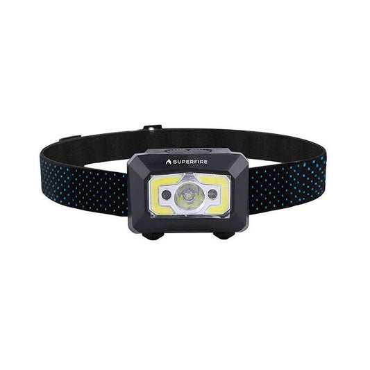 Headlight with non-contact switch Superfire X30, 340lm, USB_0