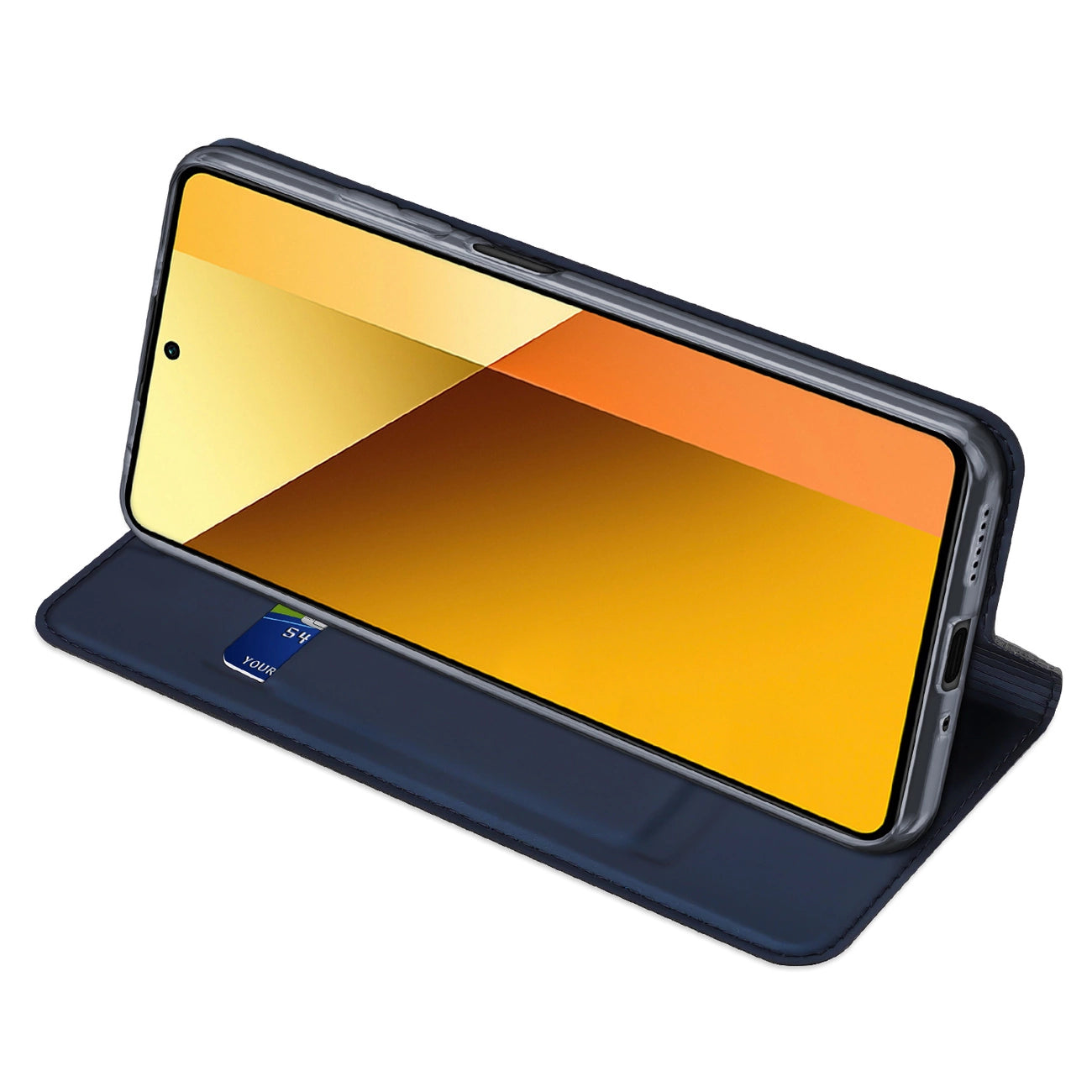 Dux Ducis Skin Pro case with flap and card slot for Xiaomi Redmi Note 13 5G - blue_4