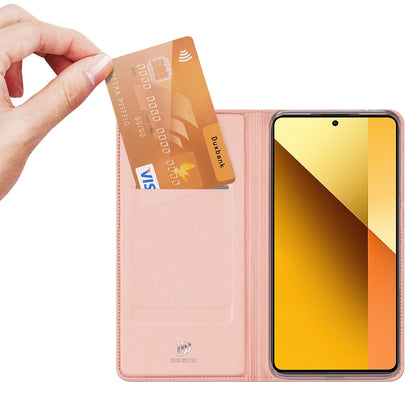 Dux Ducis Skin Pro case with flap and card slot for Xiaomi Redmi Note 13 5G - pink_1