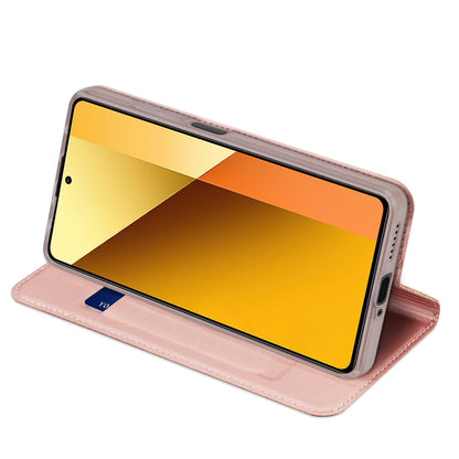 Dux Ducis Skin Pro case with flap and card slot for Xiaomi Redmi Note 13 5G - pink_4