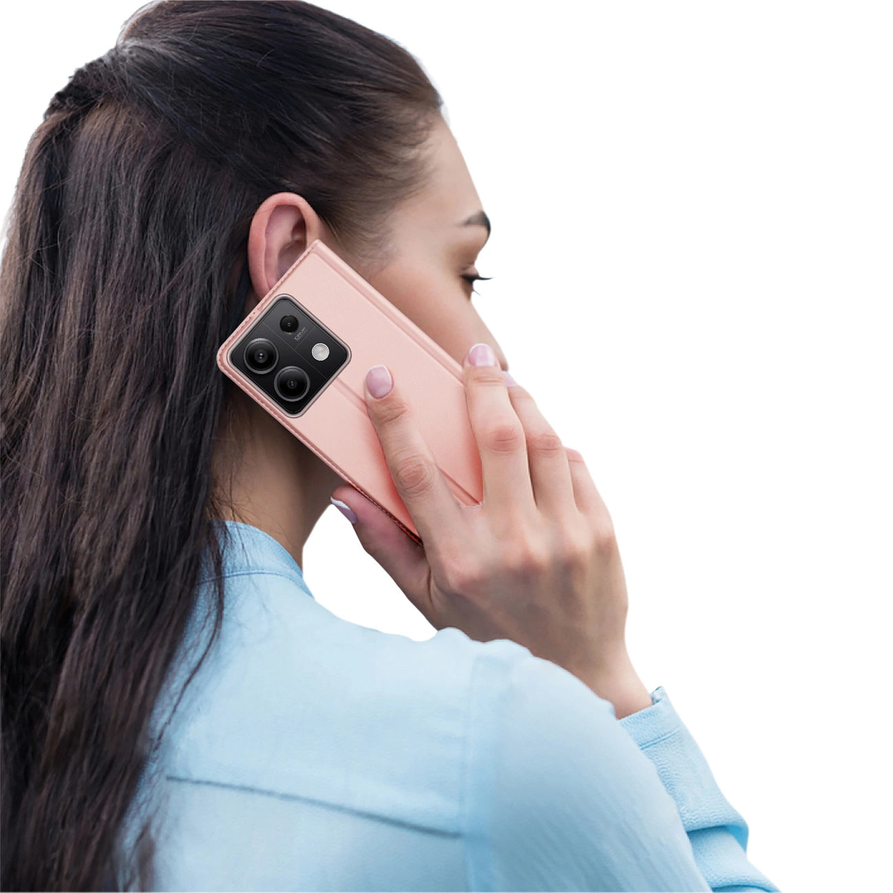Dux Ducis Skin Pro case with flap and card slot for Xiaomi Redmi Note 13 5G - pink_8