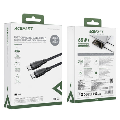 Acefast C8-03 USB-C / USB-C 60W 3A cable - black_4