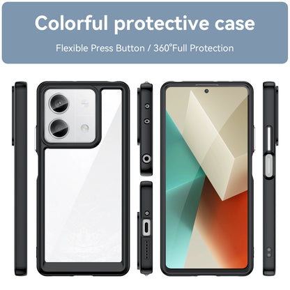 Outer Space Case with gel frame for Xiaomi Redmi Note 13 Pro - black_1